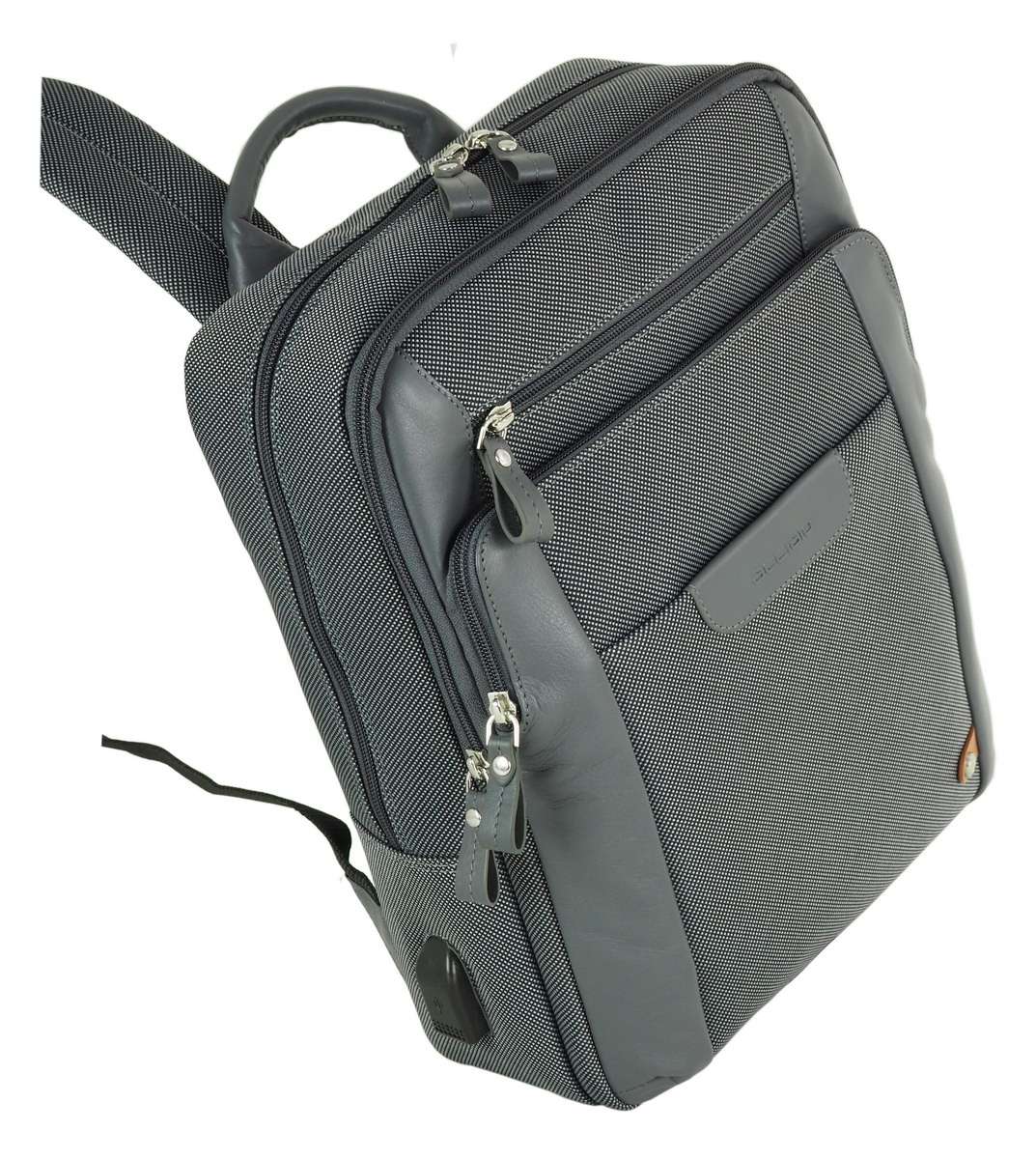 Acciaio - Zaino porta pc Grande Zip 15 tessuto - immagine 4
