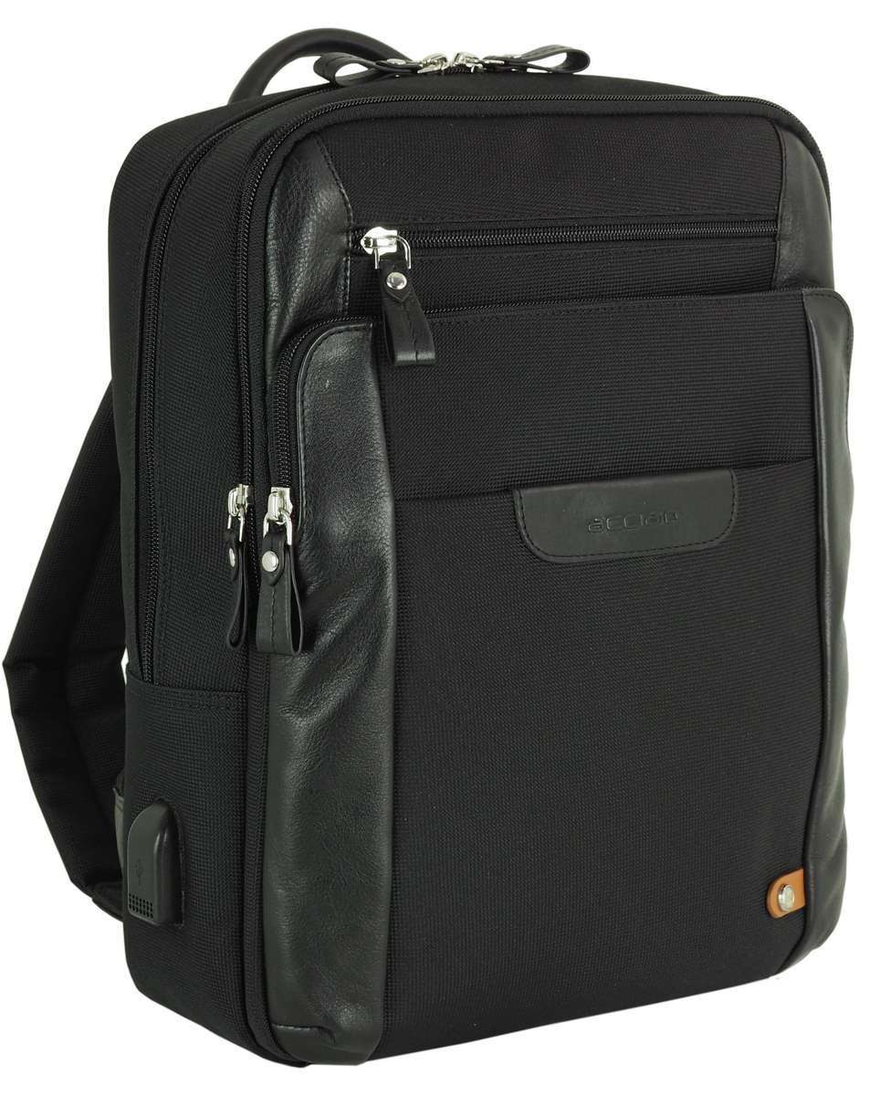 Acciaio - Zaino porta pc Grande Zip 15 tessuto - immagine 6