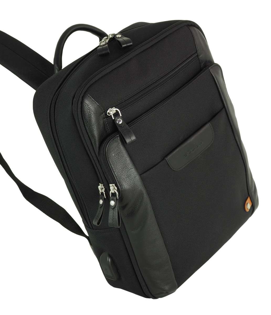 Acciaio - Zaino porta pc Grande Zip 15 tessuto - immagine 7