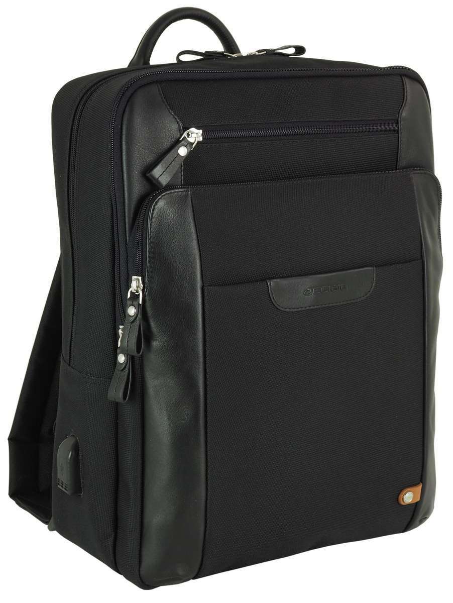Acciaio - Zaino porta pc Grande Zip 15 tessuto - immagine 12