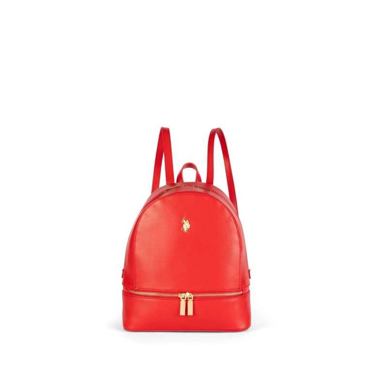 U.S. Polo Assn. - Zaino Jones similpelle rosso