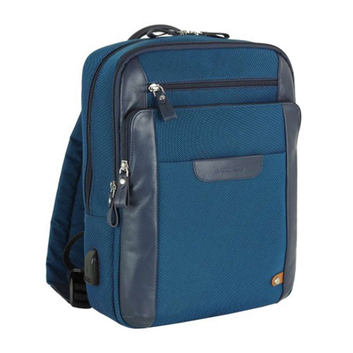 Acciaio - Zaino porta pc Grande Zip 15 tessuto - immagine 2