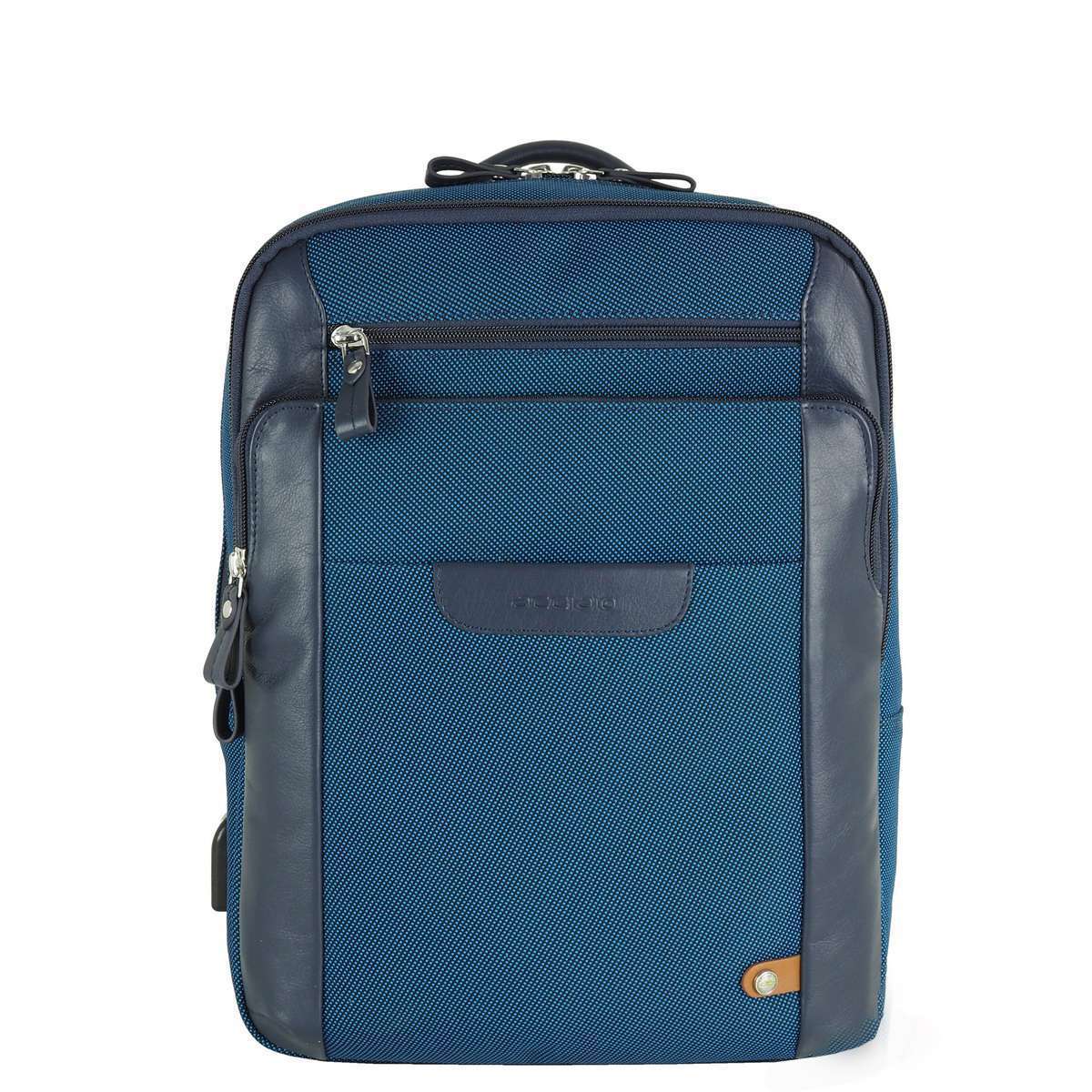 Acciaio - Zaino porta pc Grande Zip 15 tessuto