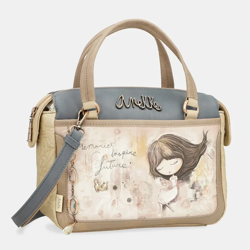 ANEKKE Borsa da bowling Memories 40801 187 grigio VENTO PELLETTERIE