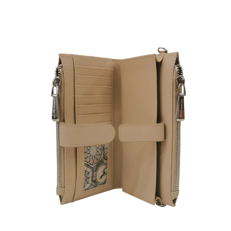 GATTINONI – Portafoglio Esther WEN2E8576WVW BEIGE VENTO PELLETTERIE