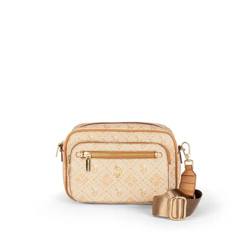US POLO ASSN. BORSA A TRACOLLA DONNA Hampton BIUN26373WVP BISCOTTO VENTO PELLETTERIE SICILIA