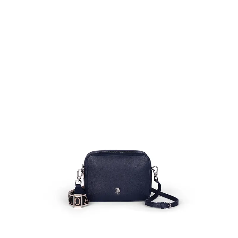 U. S. POLO BORSA A TRACOLLA MANSION BEUE58716WVP212 VENTO PELLETTERIE ACCESSORI