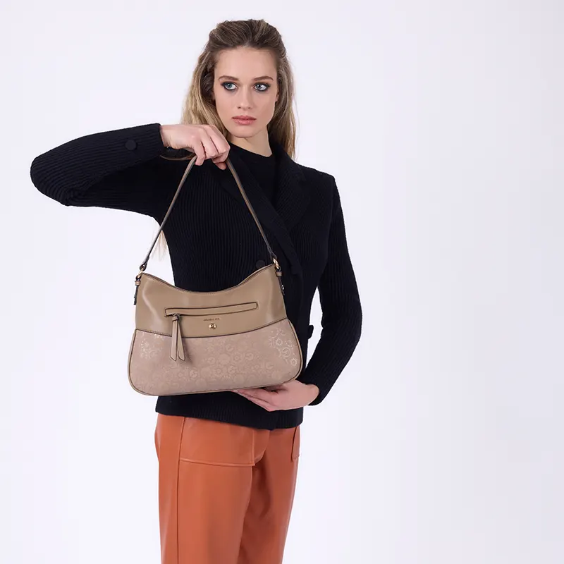 GATTINONI BORSA TEODOSIA CASUAL HOBO BINTD8698WVPDT1 VENTO PELLETTERIE