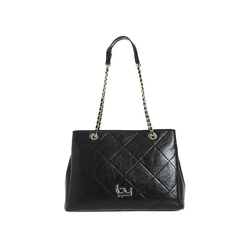 BYBLOS BORSA MEGARA BYBS55B01 NERO VENTO PELLETTERIE BORSA ABBIGLIAMENTO