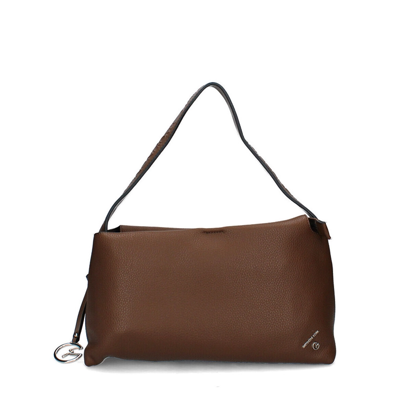 GATTINONI BORSA A SPALLA MEGAN SMALL HOBO BINMK8689WVP000 MARRONE VENTO PELLETTERIE