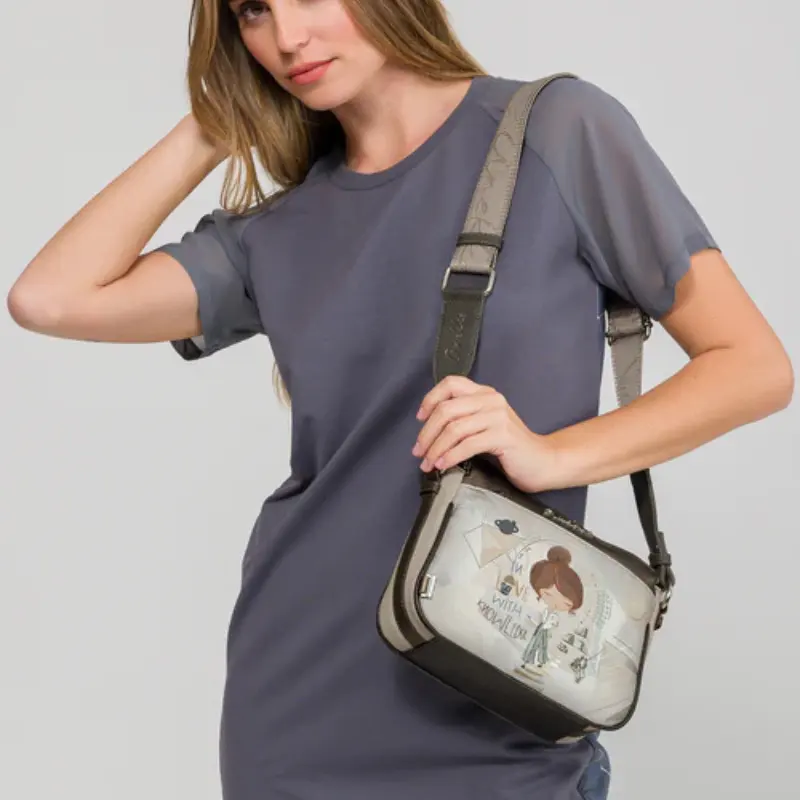 Borsa a tracolla con stampa Sophia 42803 062 VENTO PELLETTERIE (3)