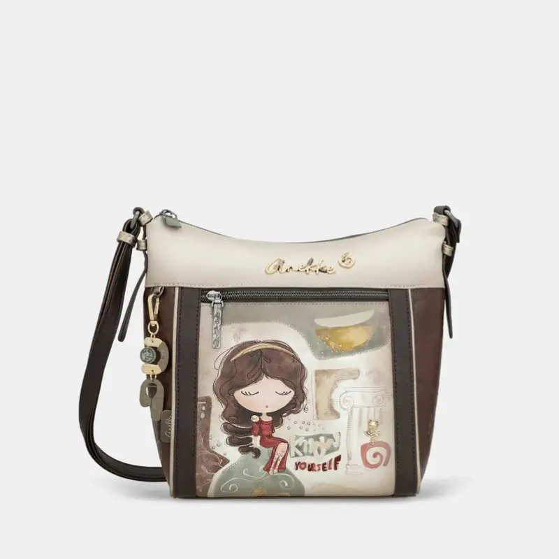 Borsa a tracolla media Muse 42703 007 VENTO PELLETTERIE risultato
