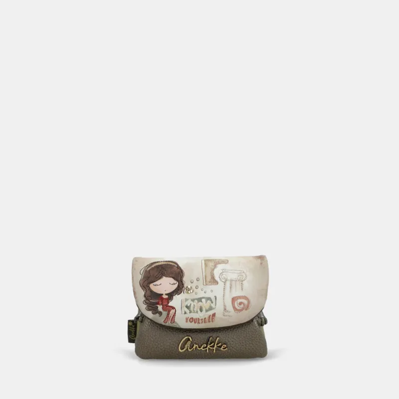 Portamonete con patta Muse 42709 016 VENTO PELLETTERIE