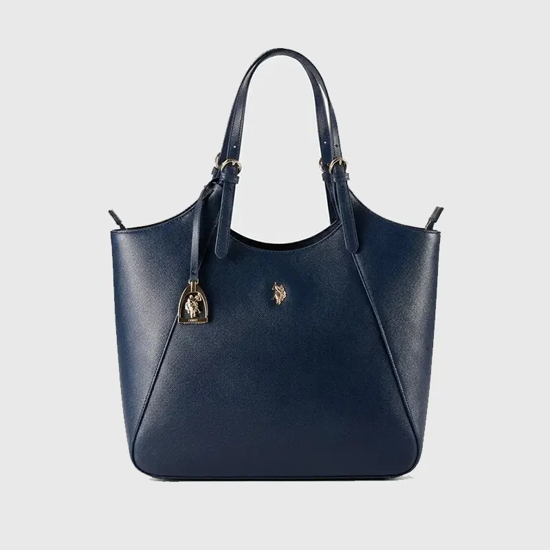 BORSA A SPALLA JONES BEUJE9094WVP212 BLU NAVY VENTO PELLETTERIE 1