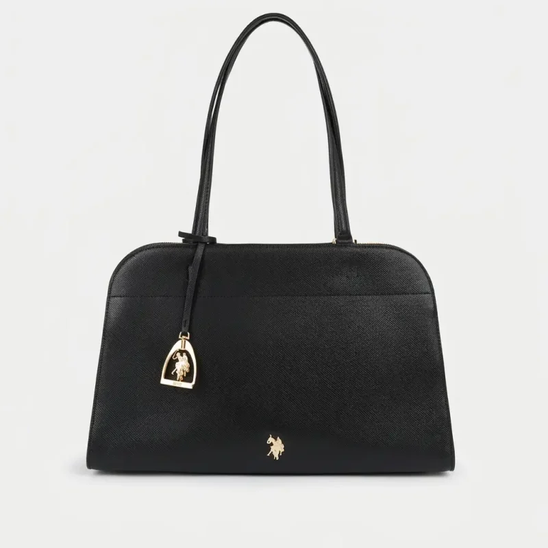 BORSA A SPALLA JONES HANDLE BEUJE9095WVP000 NERO VENTO PELLETTERIE borse1