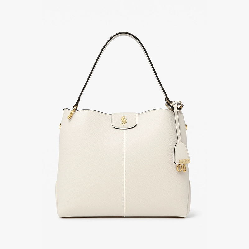 BORSA A SPALLA ROYAL STEWART BEU3R9065WVP802 BIANCO VENTO PELLETTERIE 1