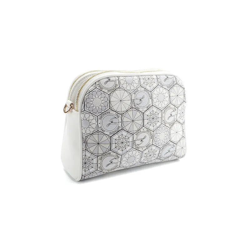 BORSA A TRACOLLA TEODOSIA DAILY GATTINONI BENTD8620WZT BIANCO VENTO PELLETTERIE 1