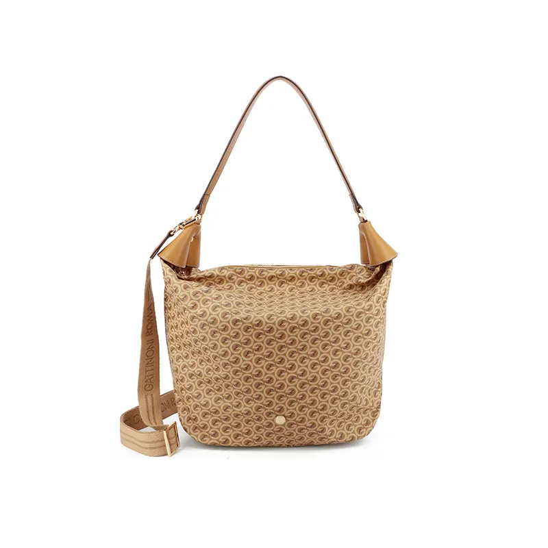 BORSA HOBO HELIX GATTINONI BEN268858WVP BEIGE VENTO PELLETTERIE 3