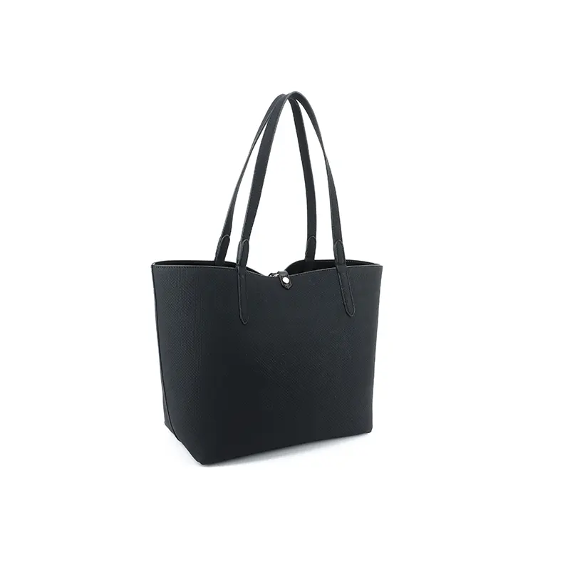 BORSA SHOPPING REVE TEXTURE GATTINONI BEN268809WPJ NERO VENTO PELLETTERIE 2