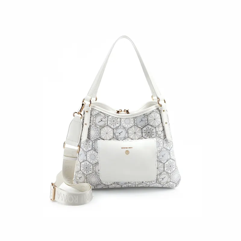 BORSA TEODOSIA DAILY HANDLE GATTINONI BENTD8797WZT BIANCO VENTO PELLETTERIE