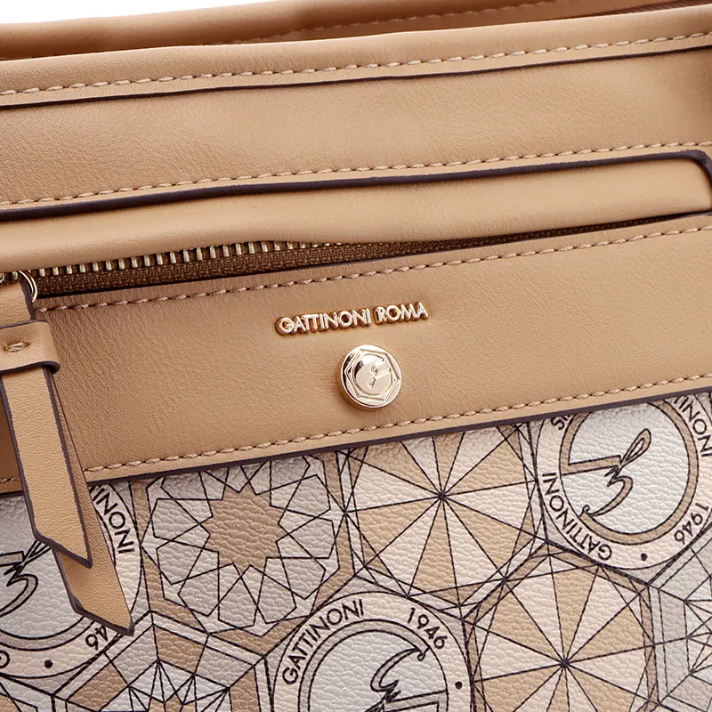 BORSA TEODOSIA DAILY HANDLE GATTINONI BENTD8800WZT BEIGE VENTO PELLETTERIE 1