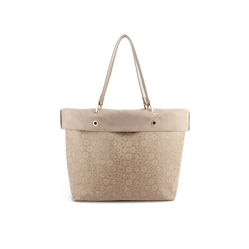 BORSA TEODOSIA SMOOTH REVERSIBILE GATTINONI BENTD8819WVP502 BEIGE VENTO PELLETTERIE 2