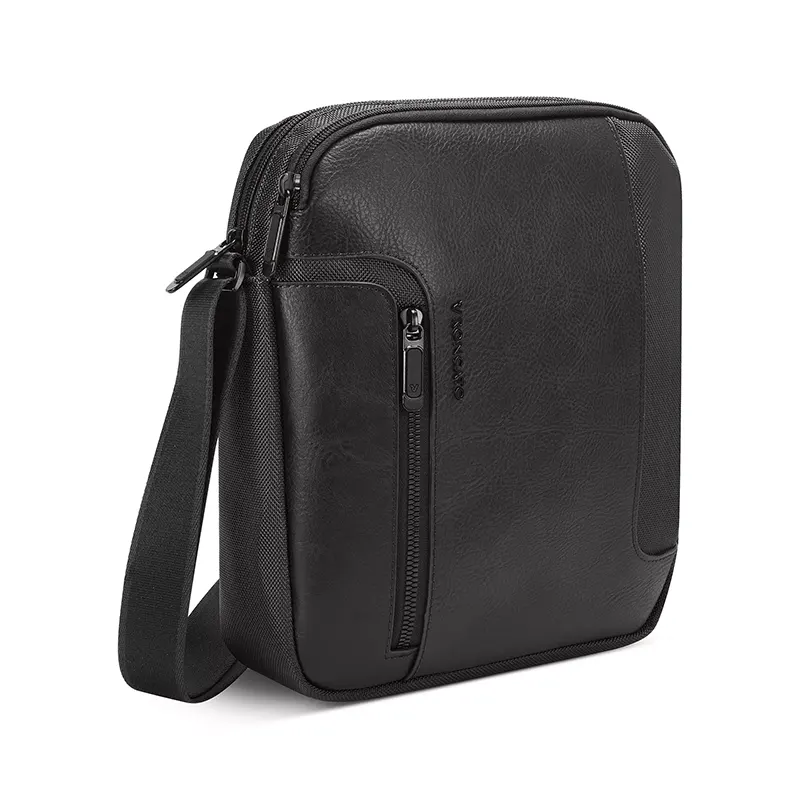 RONCATO TRACOLLA GRANDE PANAMA 4.0 40089 NERO VENTO PELLETTERIE 2