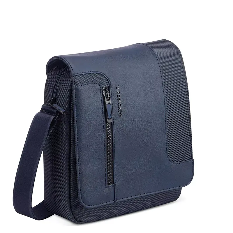 RONCATO TRACOLLA PANAMA 4.0 40089 BLU NOTTE VENTO PELLETTERIE 1