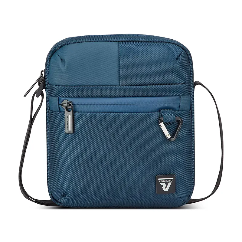 RONCATO TRACOLLA PICCOLA TRIAL 41223 BLU NOTTE VENTO PELLETTERIE 2
