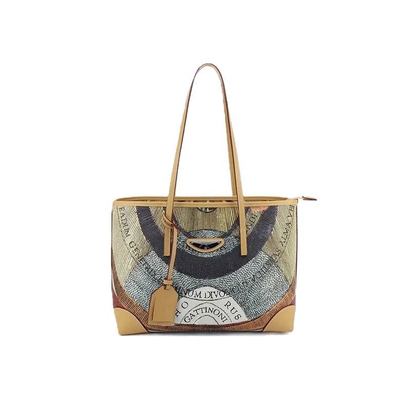 BORSA GATTINONI PLANETARIUM SHOPPING BEG268317WWHCV3 MULTICOLOR VENTO PELLETTERIE 3