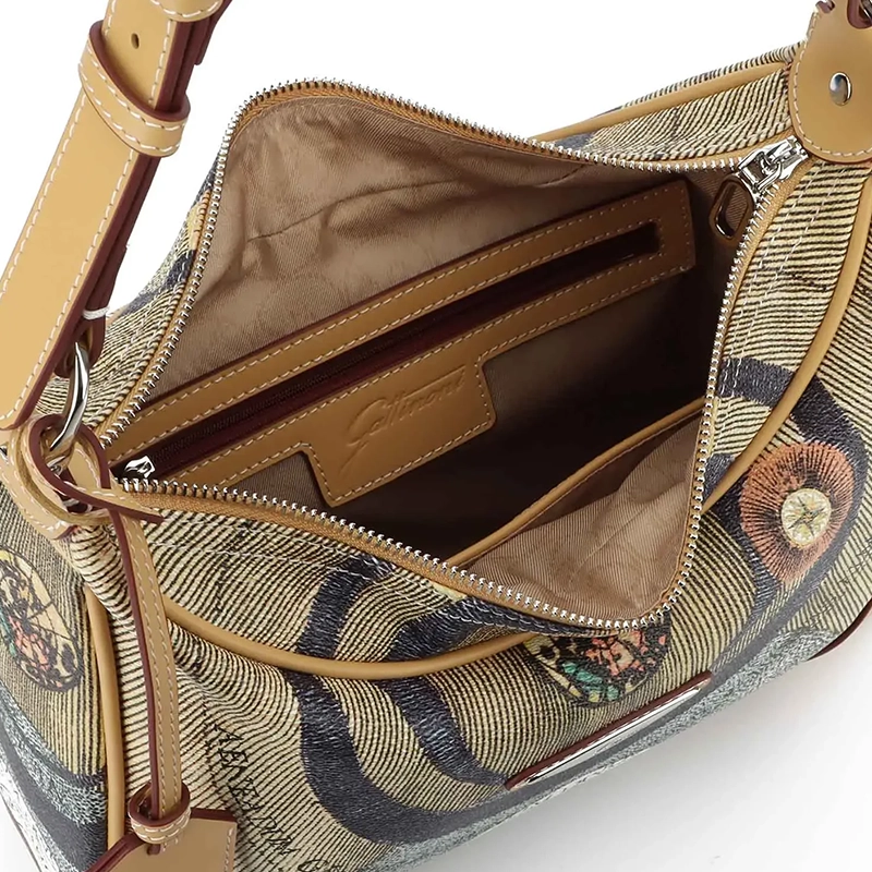 BORSA HOBO GATTINONI BEG268320WWH MULTICOLOR VENTO PELLETTERIE 1